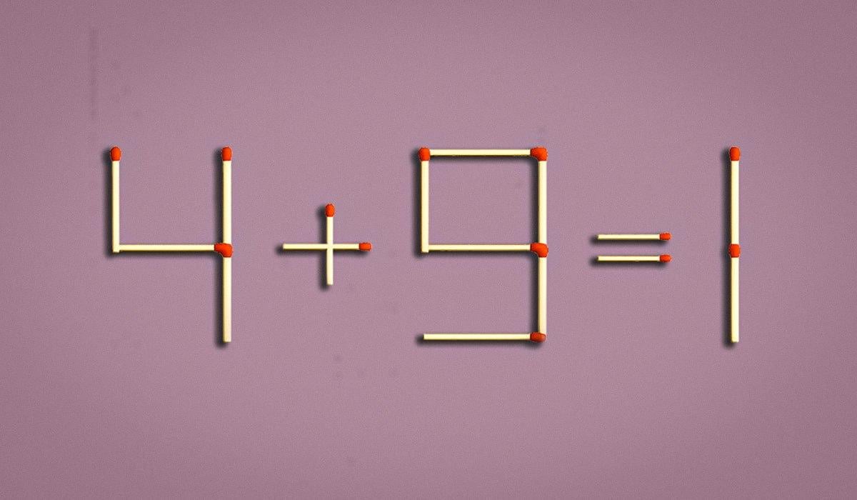 Tylko 2% ludzi potrafi ustalić równość w 8 sekund: test zapałek do testowania IQ