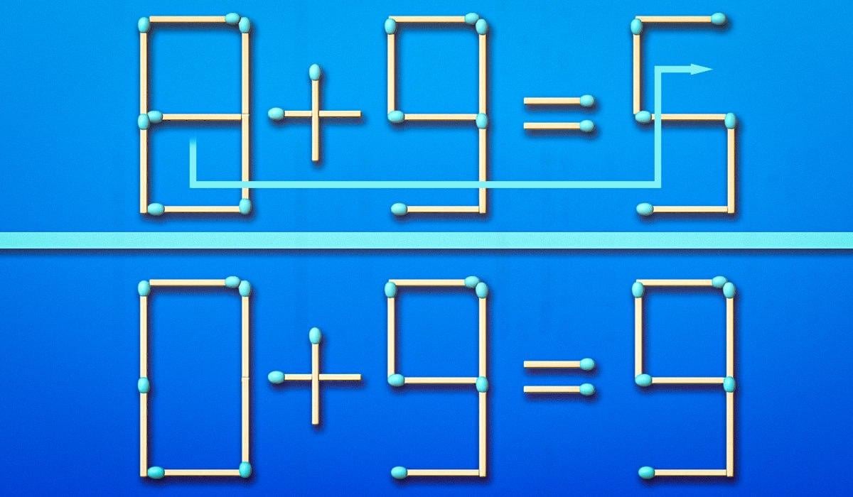 Wystarczy przesunąć jedną zapałkę, aby naprawić błąd: test IQ w 11 sekund