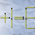 Jedną zapałkę należy wyrzucić, a drugą przełożyć: wymagający test IQ