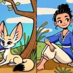 Test IQ: znajdź 3 różnice między zdjęciem dziewczynki i lisa